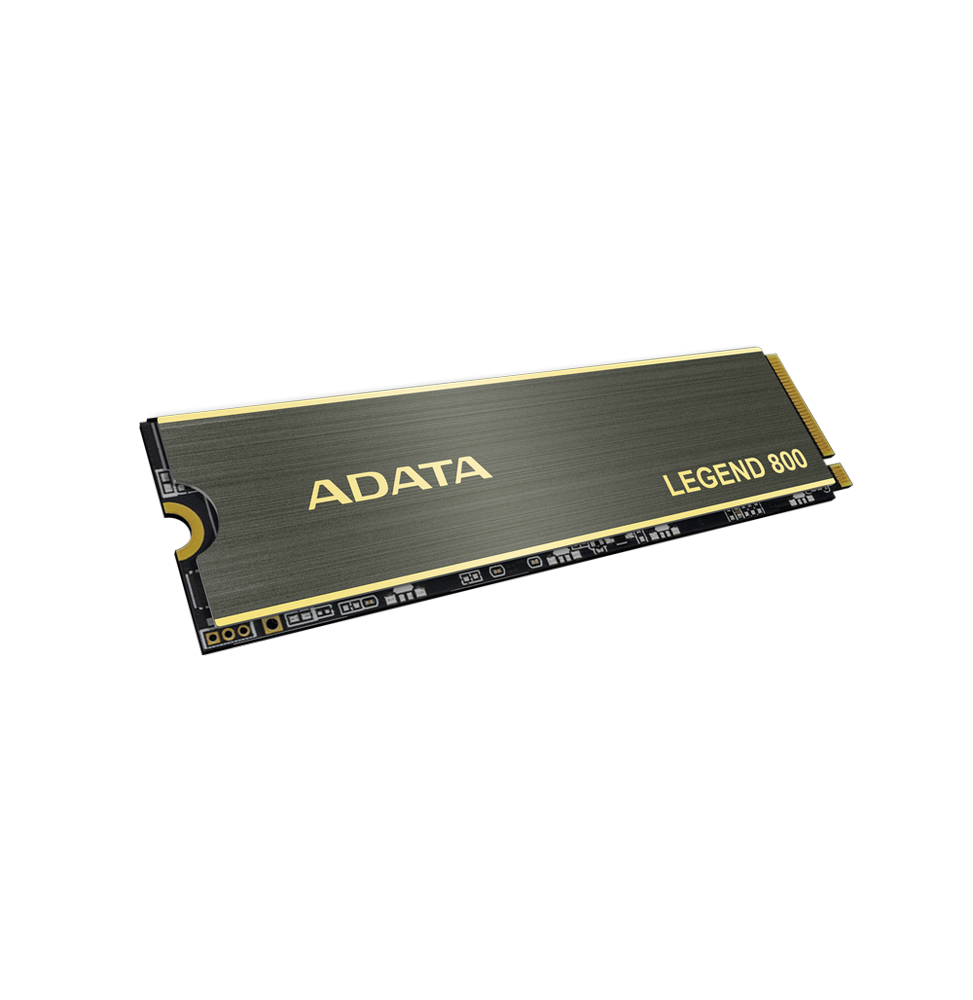 Disque Dur interne ADATA LEGEND 800 Gold 1To SSD PCIe Gen4 x4 M.2 2280 (ALEG-800-1000GCS)