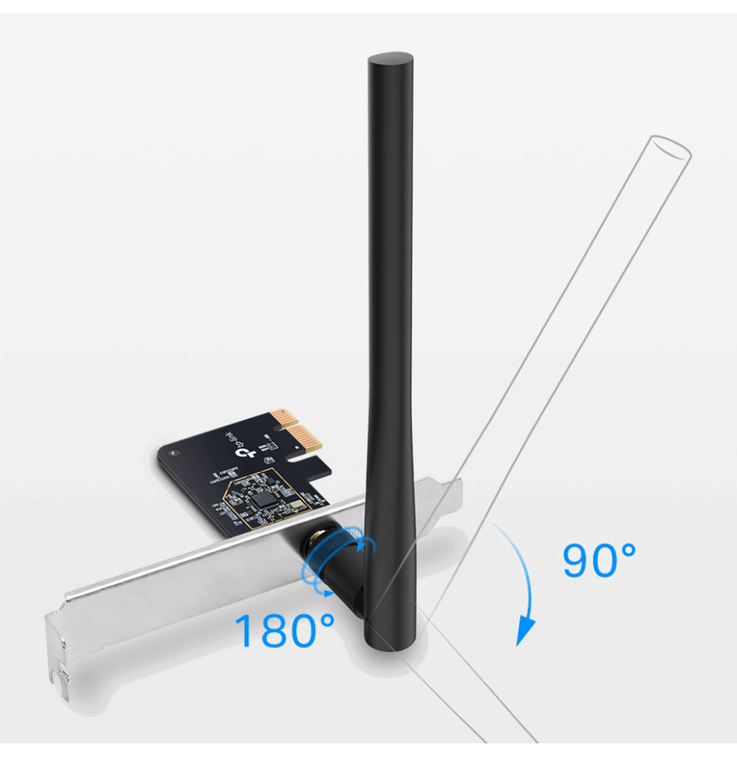 Adaptateur WiFi TP-Link AC600 PCI Express (ARCHERT2E)