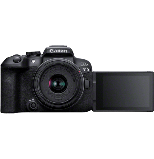 Appareil photo hybride Canon EOS R10 + objectif RF-S 18-150mm F3.5-6.3 IS STM (5331C017AA)