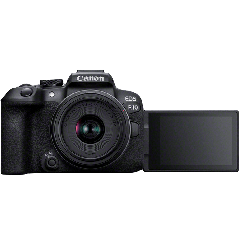 Appareil photo hybride Canon EOS R10 + objectif RF-S 18-150mm F3.5-6.3 IS STM (5331C017AA)