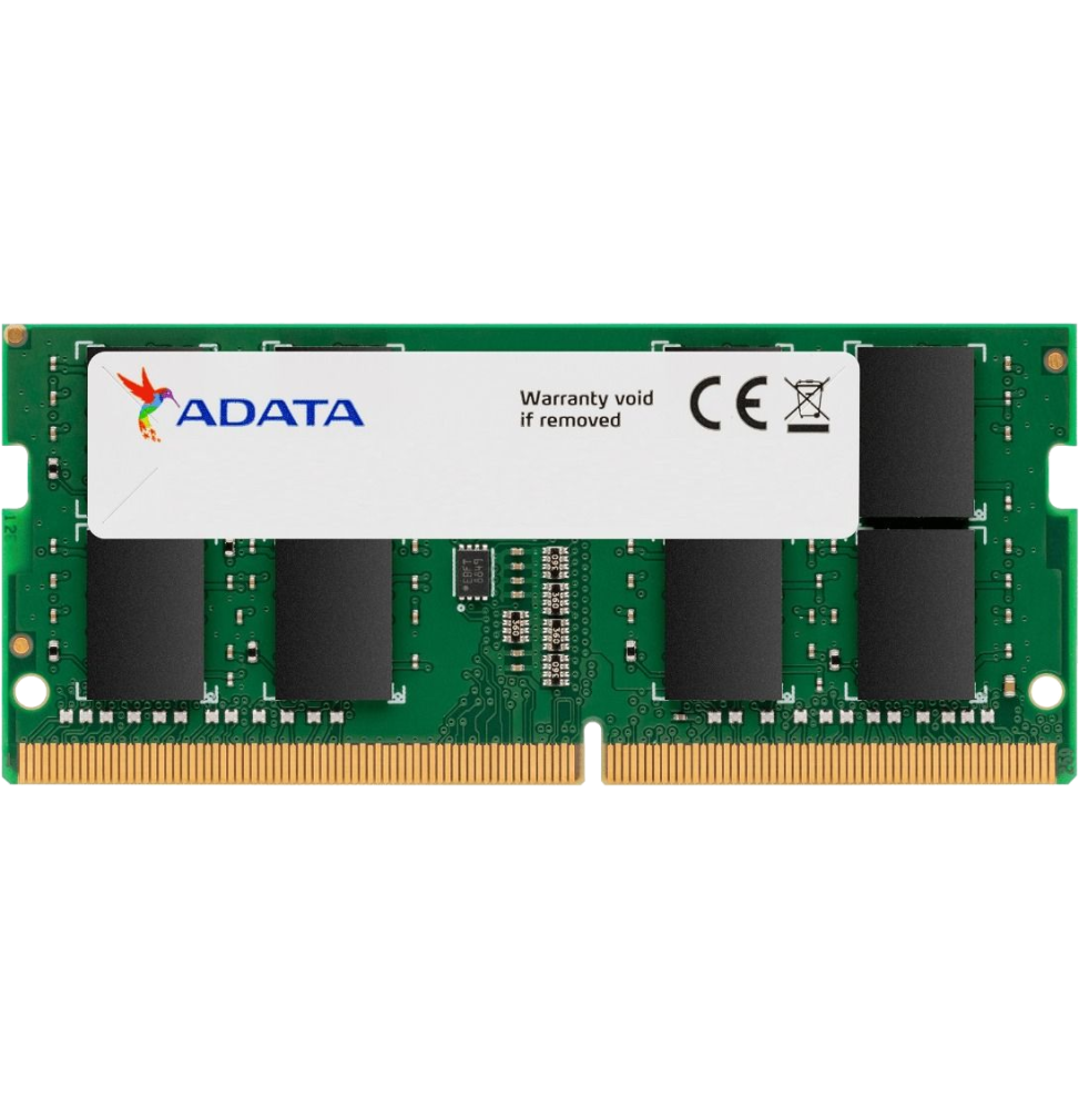 Barrette mémoire ADATA SO-DIMM 4GB DDR4-2666 MHz- Laptop (AD4S26664G19-RGN)
