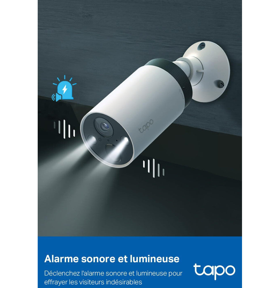 Caméra de sécurité WiFi Tp-Link Tapo C420S1 sur batterie + Hub de connexion (TAPOC420S1)