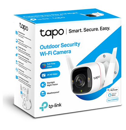 Caméra de vidéosurveillance WiFi TP-Link TAPO C320WS Outdoor 4MP - Pour l'extérieur (TAPOC320WS)