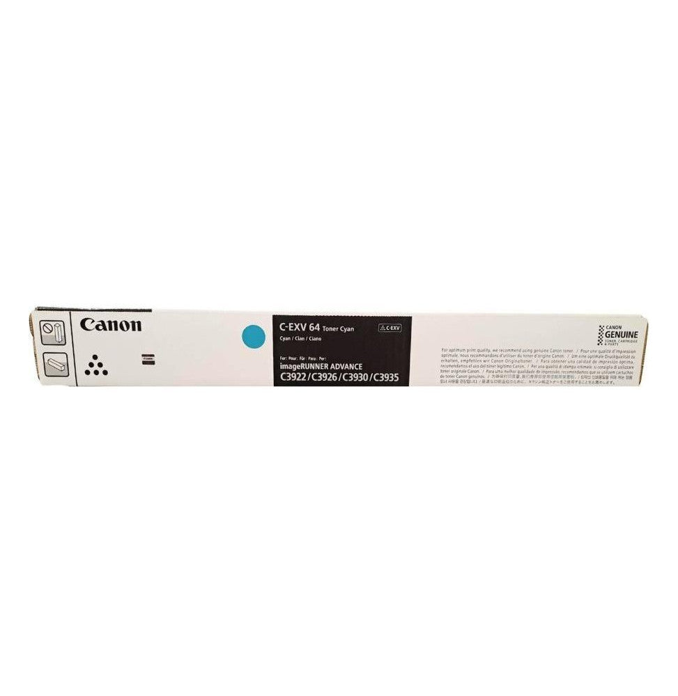 Canon C-EXV 64 Cartouche de toner Original Cyan (5754C002)