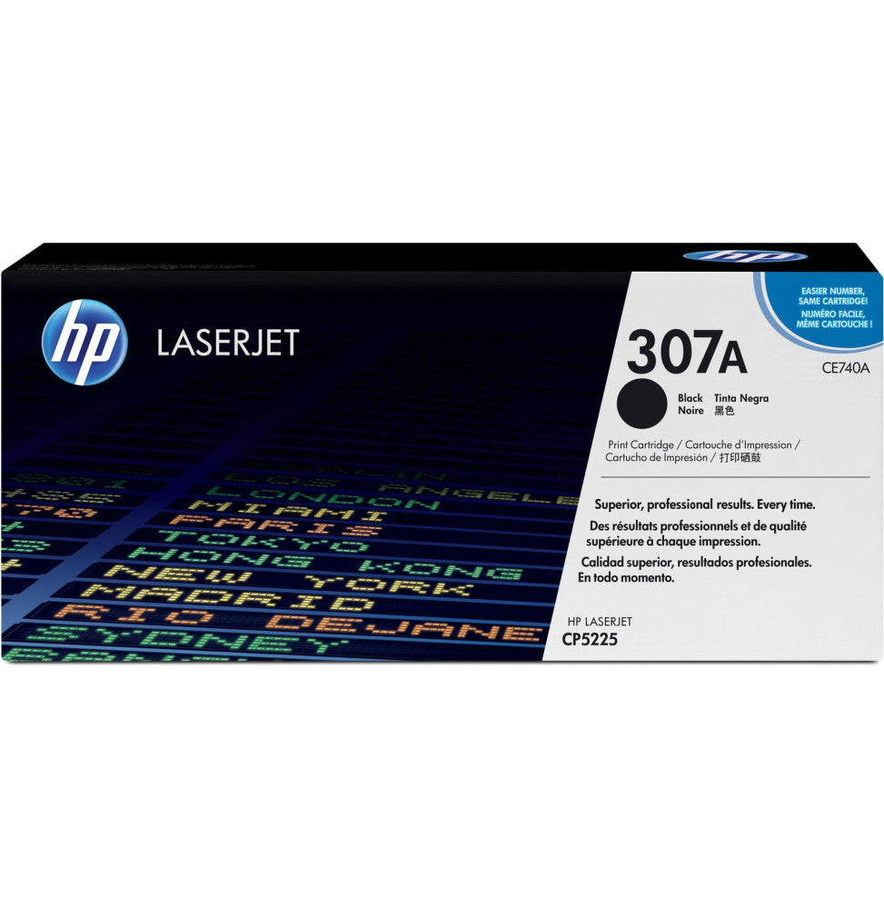 HP 307A Noir - Toner HP LaserJet d'origine (CE740A)