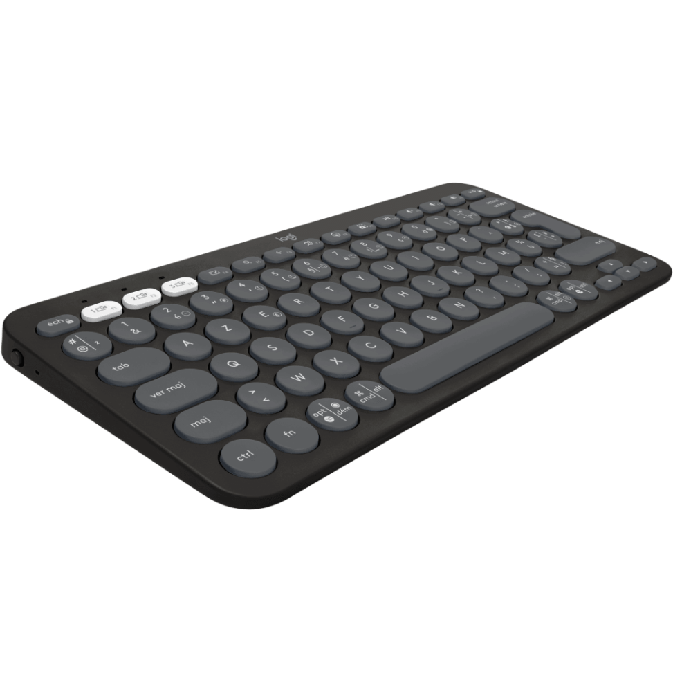 Clavier sans fil Logitech Pebble Keys 2 K380s - Français (AZERTY) GRAPHITE