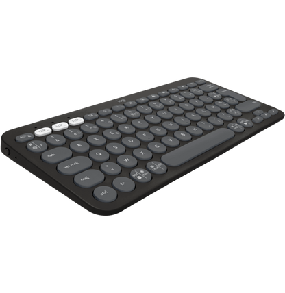 Clavier sans fil Logitech Pebble Keys 2 K380s - Français (AZERTY) GRAPHITE