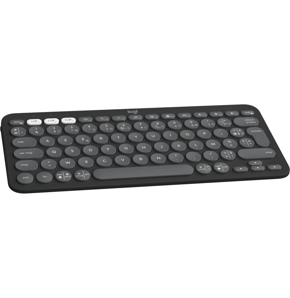 Clavier sans fil Logitech Pebble Keys 2 K380s - Français (AZERTY) GRAPHITE