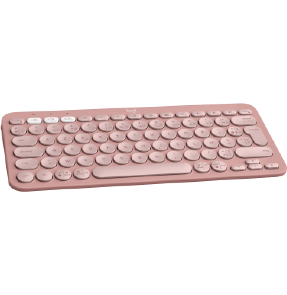 Clavier sans fil Logitech Pebble Keys 2 K380s Rose - Français (AZERTY)