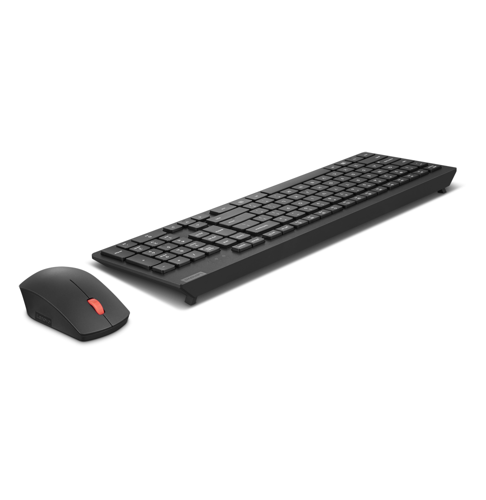 Ensemble clavier et souris sans fil Lenovo Essential Gen2 Noir – Français 189