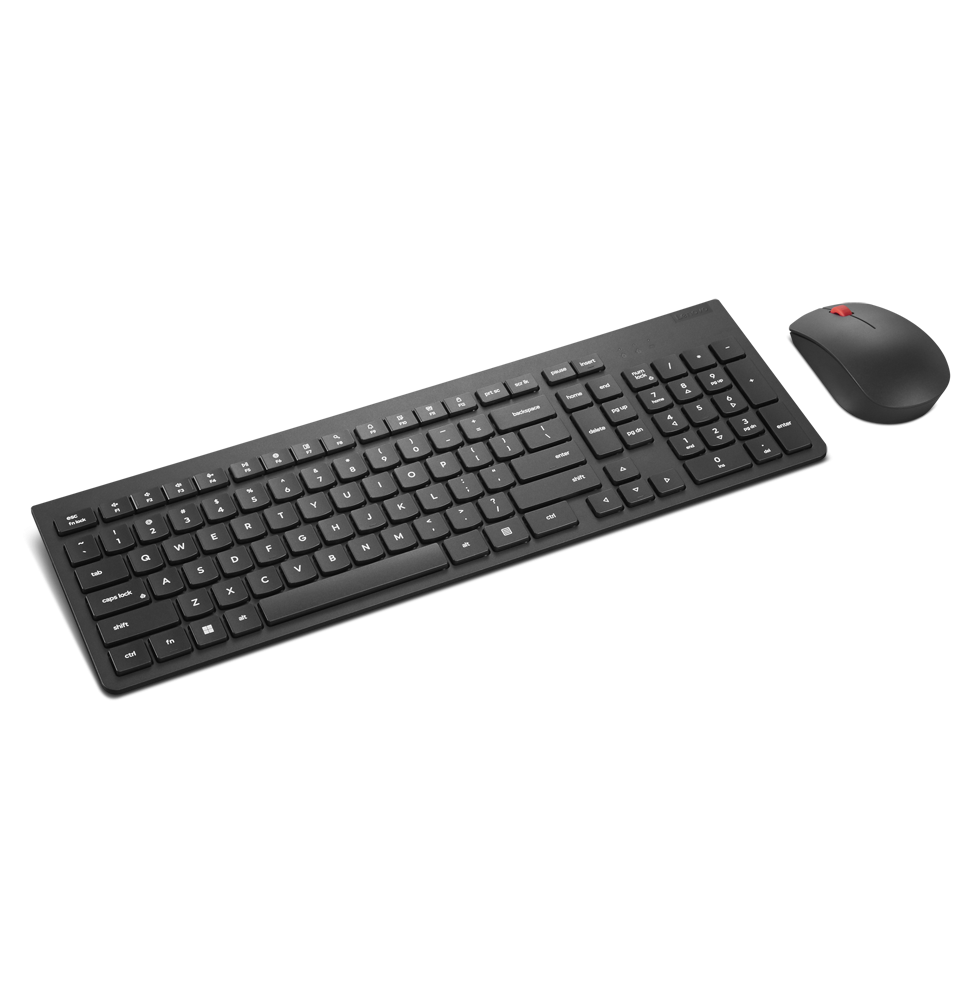 Ensemble clavier et souris sans fil Lenovo Essential Gen2 Noir – Français 189