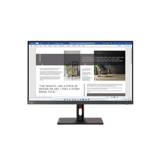 Écran 27" Full HD Lenovo ThinkVision S27i-30