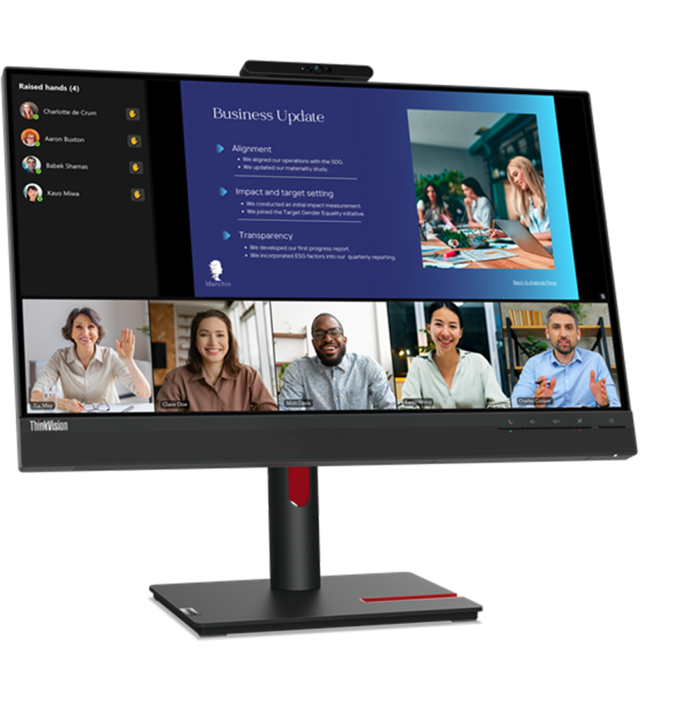 Écran Plat 24" Lenovo ThinkVision T24v-30 (63D8MAT3EU)