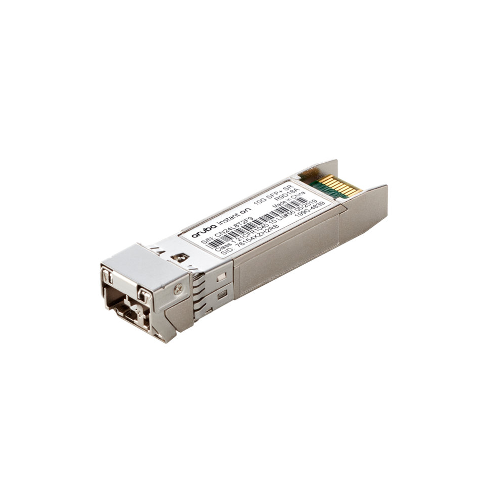 Émetteur-récepteur Aruba Instant On 10G SFP+ LC SR MMF OM3 300 m (R9D18A)