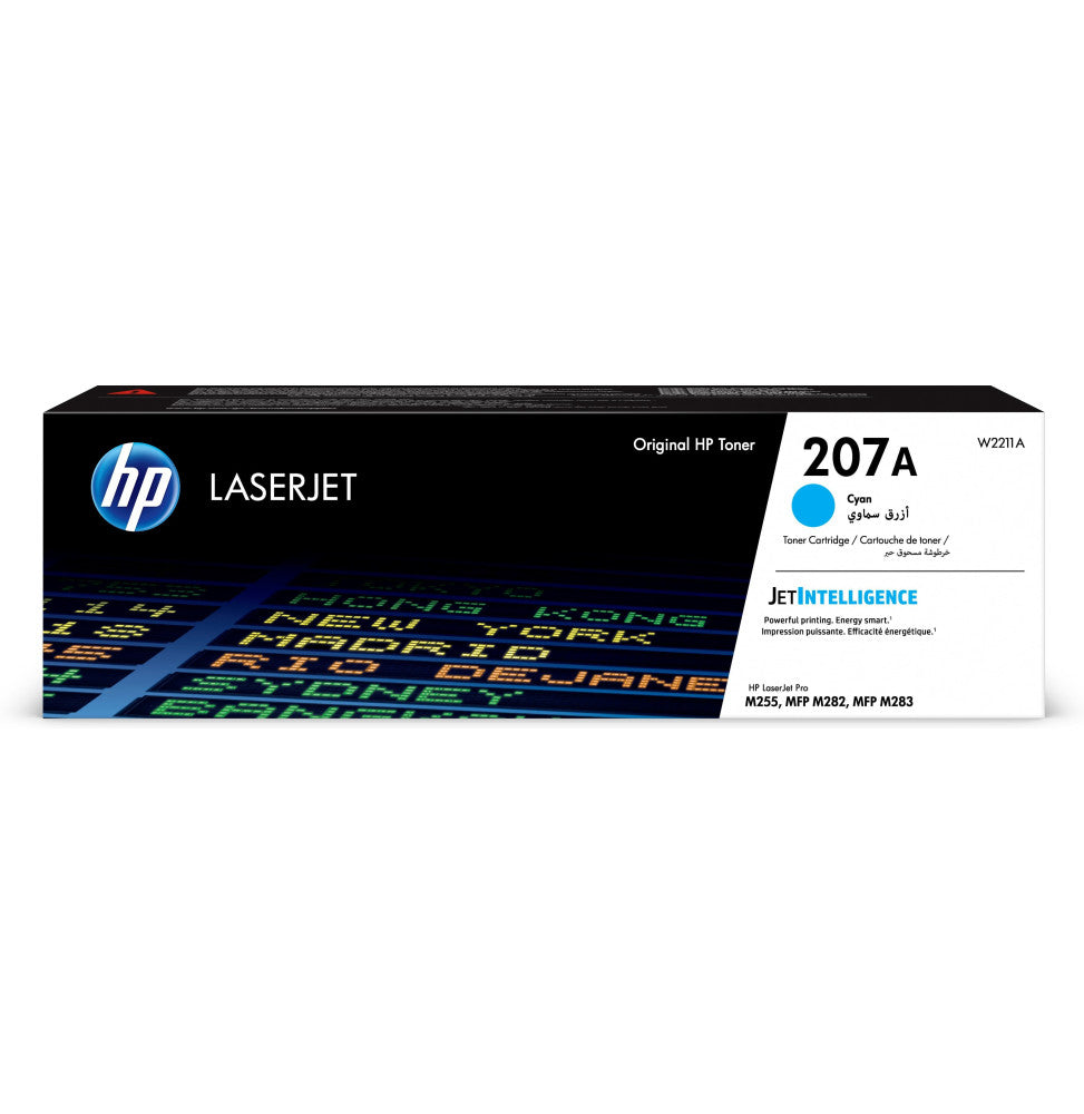 HP 207A Cyan - Toner HP LaserJet d'origine (W2211A)