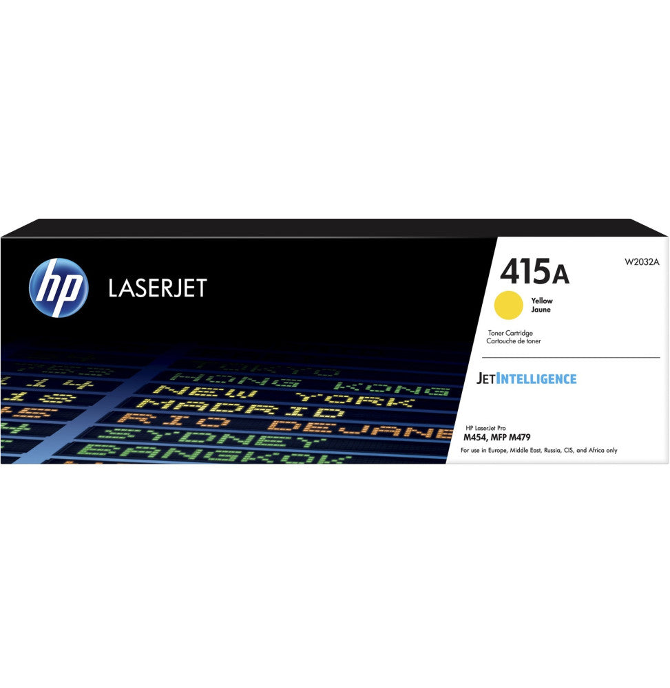 HP 415A Jaune - Toner HP LaserJet d'origine (W2032A)