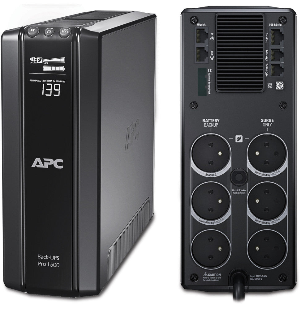 Onduleur Line-Interactive APC BACK-UPS Pro BR1500G-FR - 865 W / 1500 VA - 6 prises FR