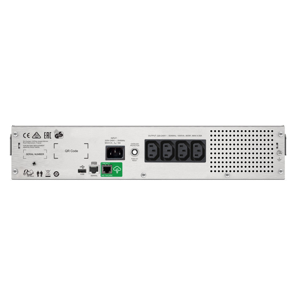 Onduleur Line-interactive APC Smart-UPS SMC SMC1500I-2UC - 900 W / 1500 VA - 4 prises C13