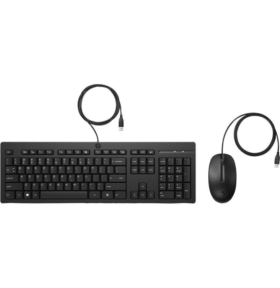 Pack clavier souris filaires HP 225 AZERTY (286J4AA)