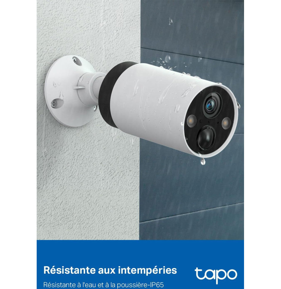 Pack de 2 Caméras de sécurité WiFi Tp-Link Tapo C420S2 sans fil sur batterie + Hub de connexion (TAPOC420S2)