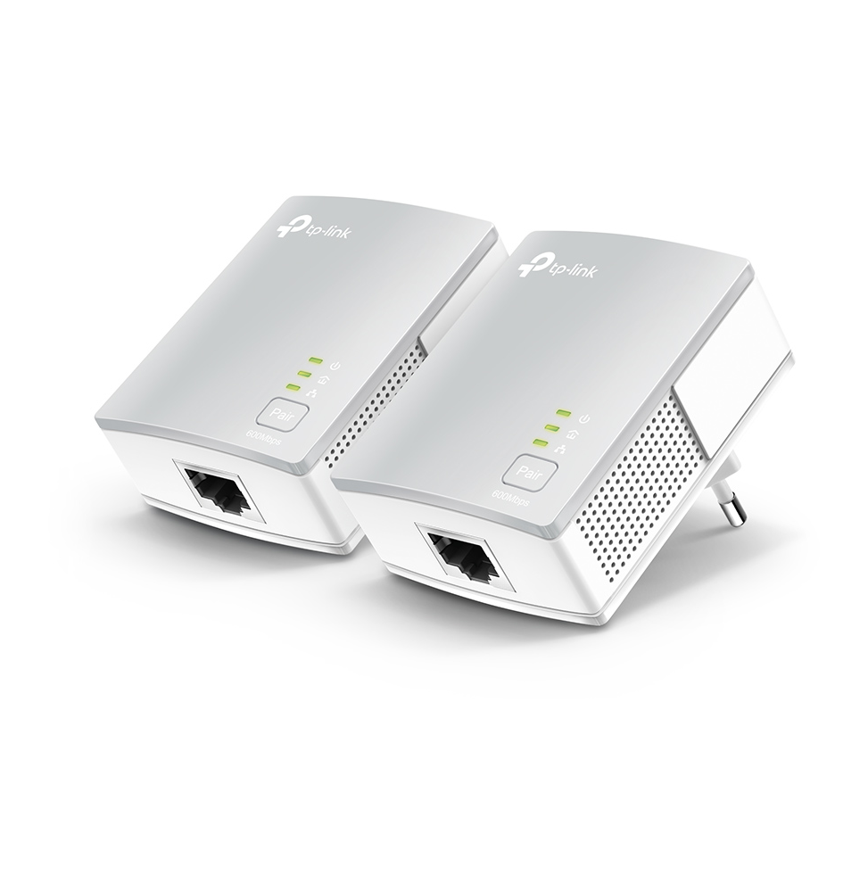 Pack de 2 CPL TP-Link AV600 Nano, 1 port Ethernet 100 Mbps (TL-PA4010KIT)