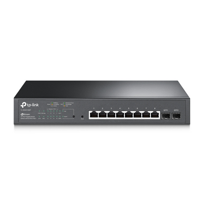 Smart Switch JetStream 10 ports Gigabit avec 8 ports PoE+ (TL-SG2210MP)