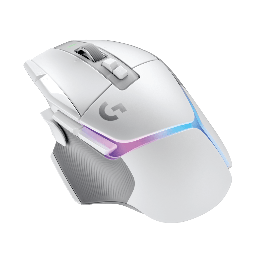 Logitech G502 X Plus RGB blanc - Souris sans fil gaming (910-006172)