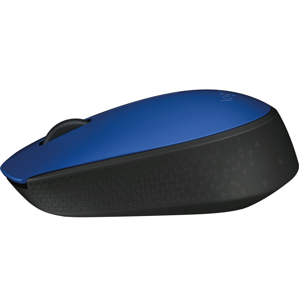 Souris sans fil Logitech M171 Bleu Noir (910-004640)