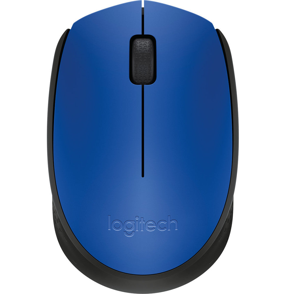 Souris sans fil Logitech M171 Bleu Noir (910-004640)