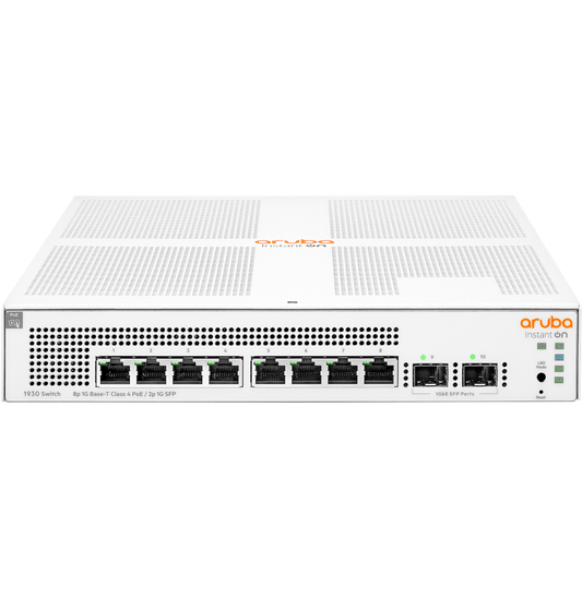 Commutateur Aruba Instant On 1930 8G Classe 4 PoE 2SFP 124 W