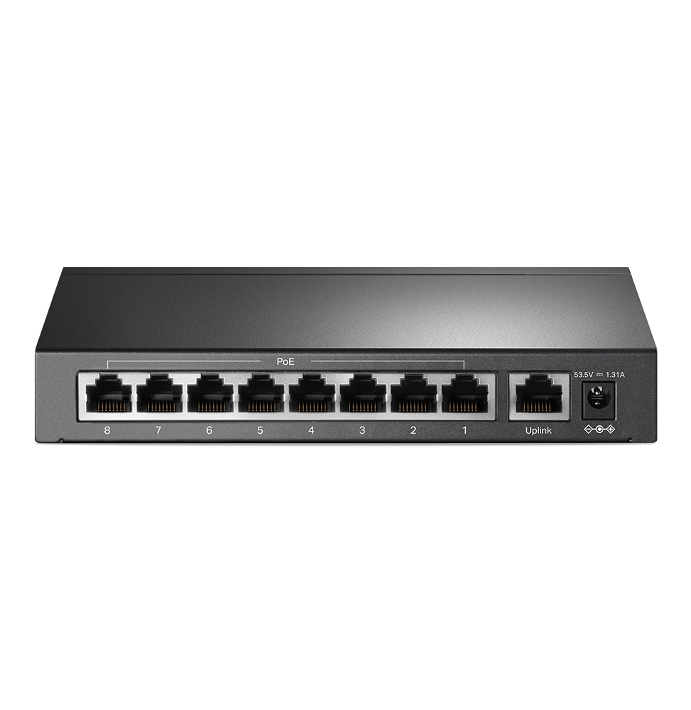 Tplink Switch de bureau 9 ports 10/100 Mbps avec PoE + 8 ports