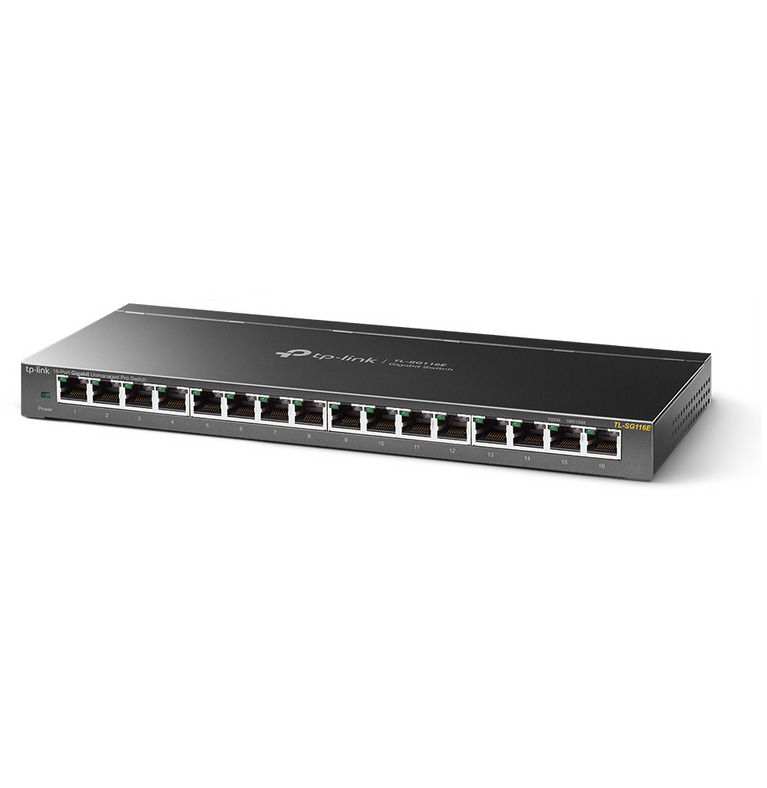 Switch de bureau TP-Link TL-SG116E Non administrable Pro 16 ports Gigabit