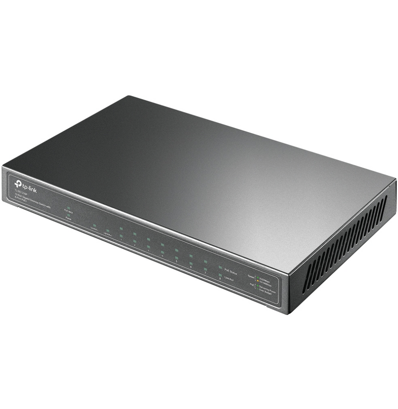 Switch de bureau TP-Link TL-SG1210P 10 ports Gigabit avec 8 ports PoE+