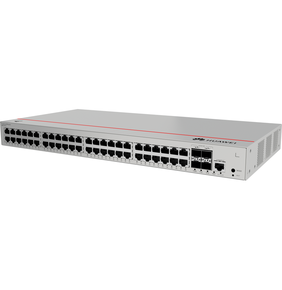 Switch Huawei S310-48P4X (48*10/100/1000BASE-T ports(380W PoE+), 4*10GE SFP+ ports, built-in AC power)