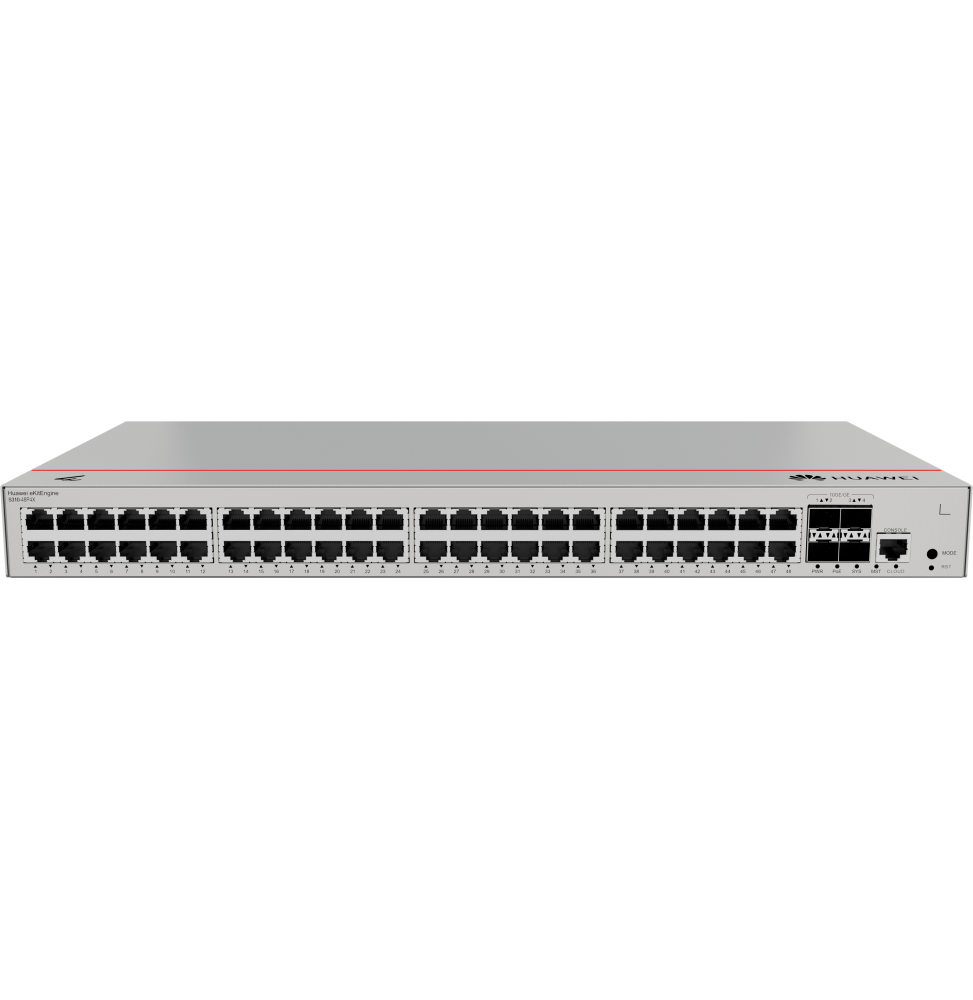 Switch Huawei S310-48P4X (48*10/100/1000BASE-T ports(380W PoE+), 4*10GE SFP+ ports, built-in AC power)