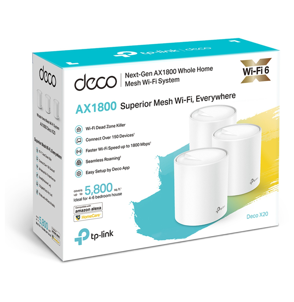 Système WiFi 6 TP-Link Deco X60 mesh AXE5400 pour toute la maison