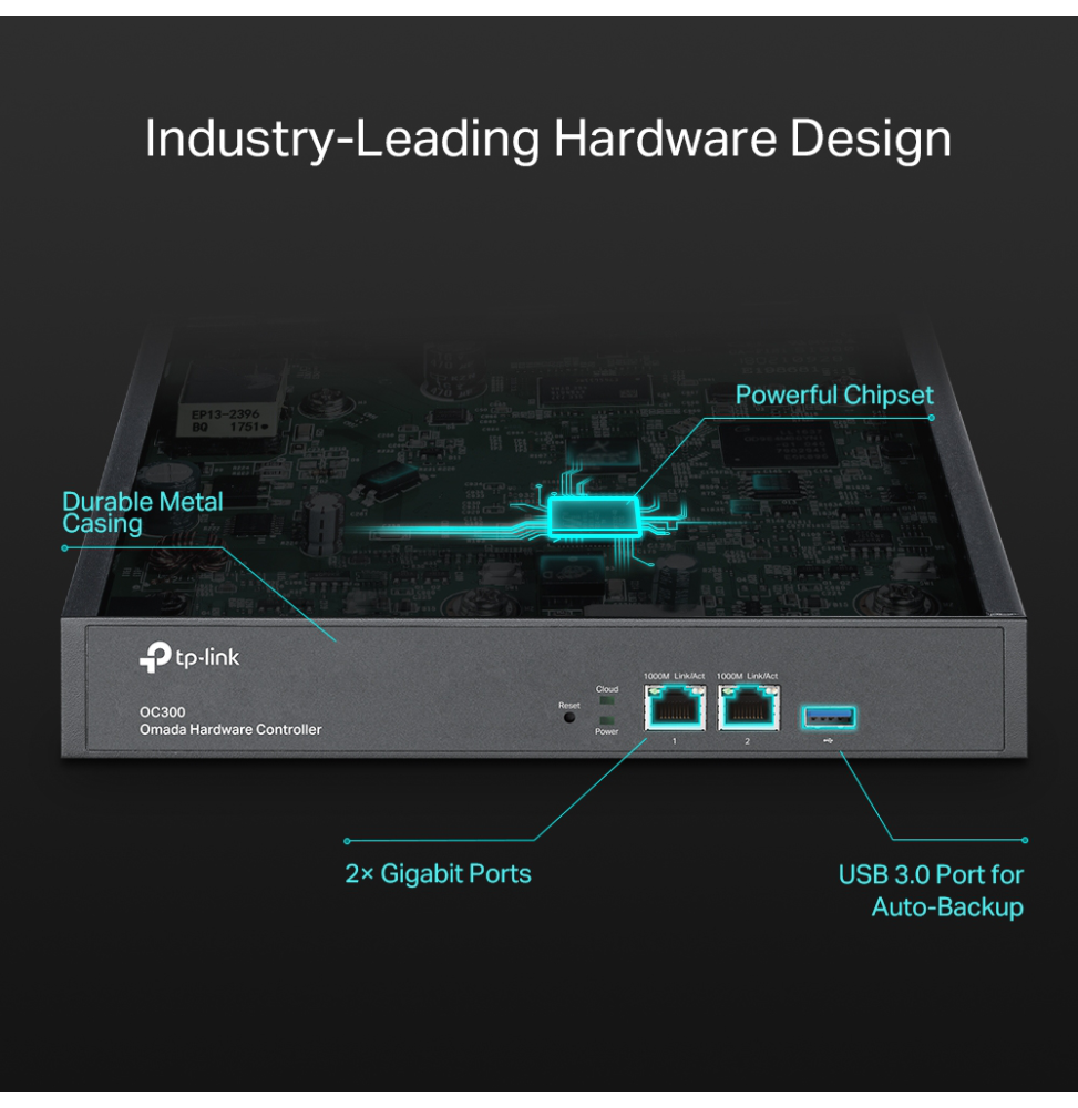 OC300 | TP-Link Contrôleur Réseau Hardware Omada (<500 appareils)