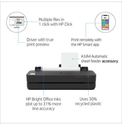 Traceur HP DesignJet T230 de 24 pouces (5HB07A)