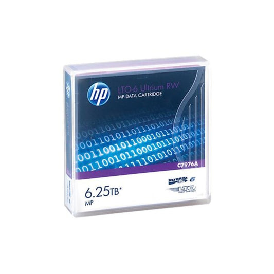 Bande de sauvegarde HP LTO-6 Ultrium 6.25TB MP RW (C7976A)